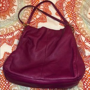 Coach pink/purple color bag in good condition